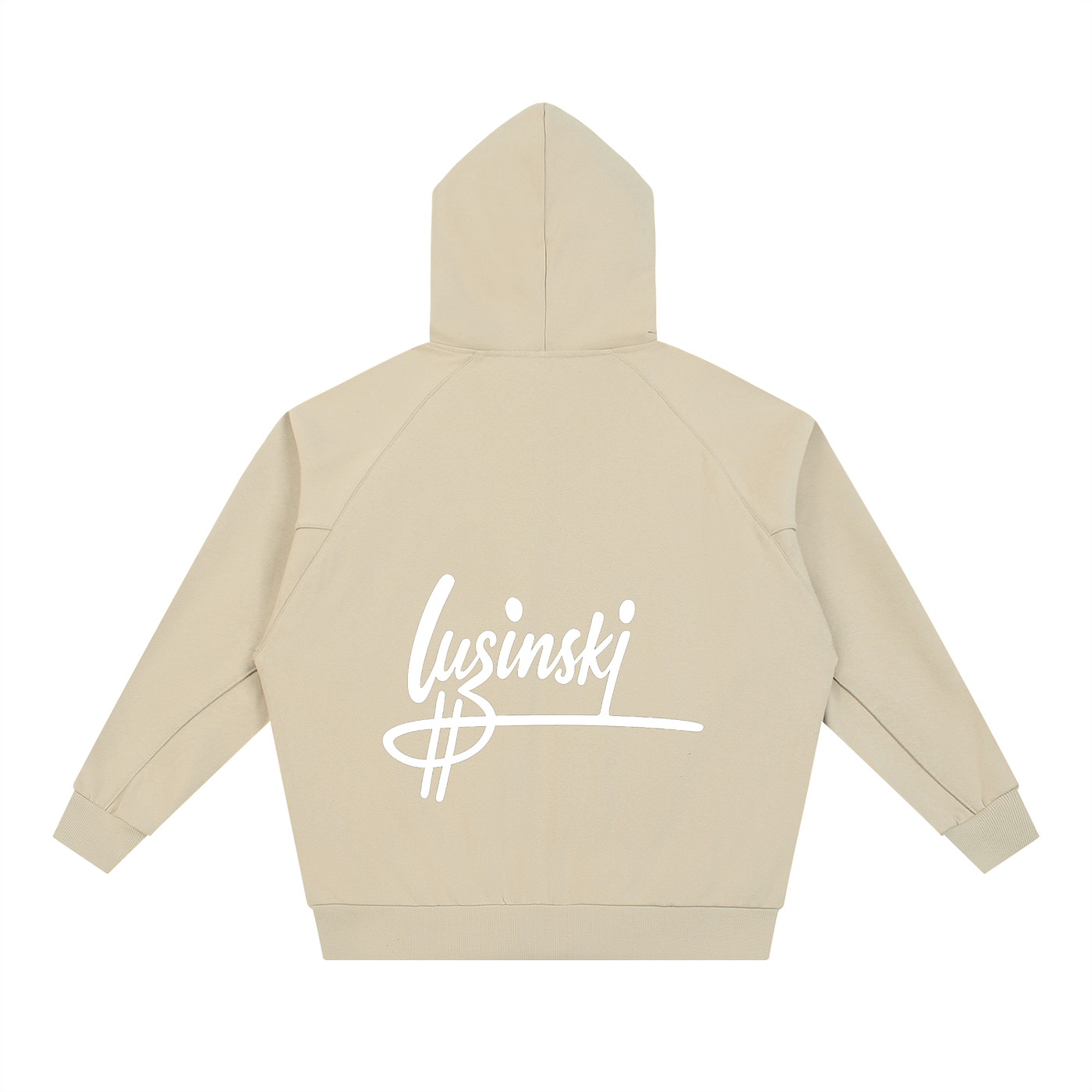 Dolman Sleeve Zip-Through Fleece Hoodie