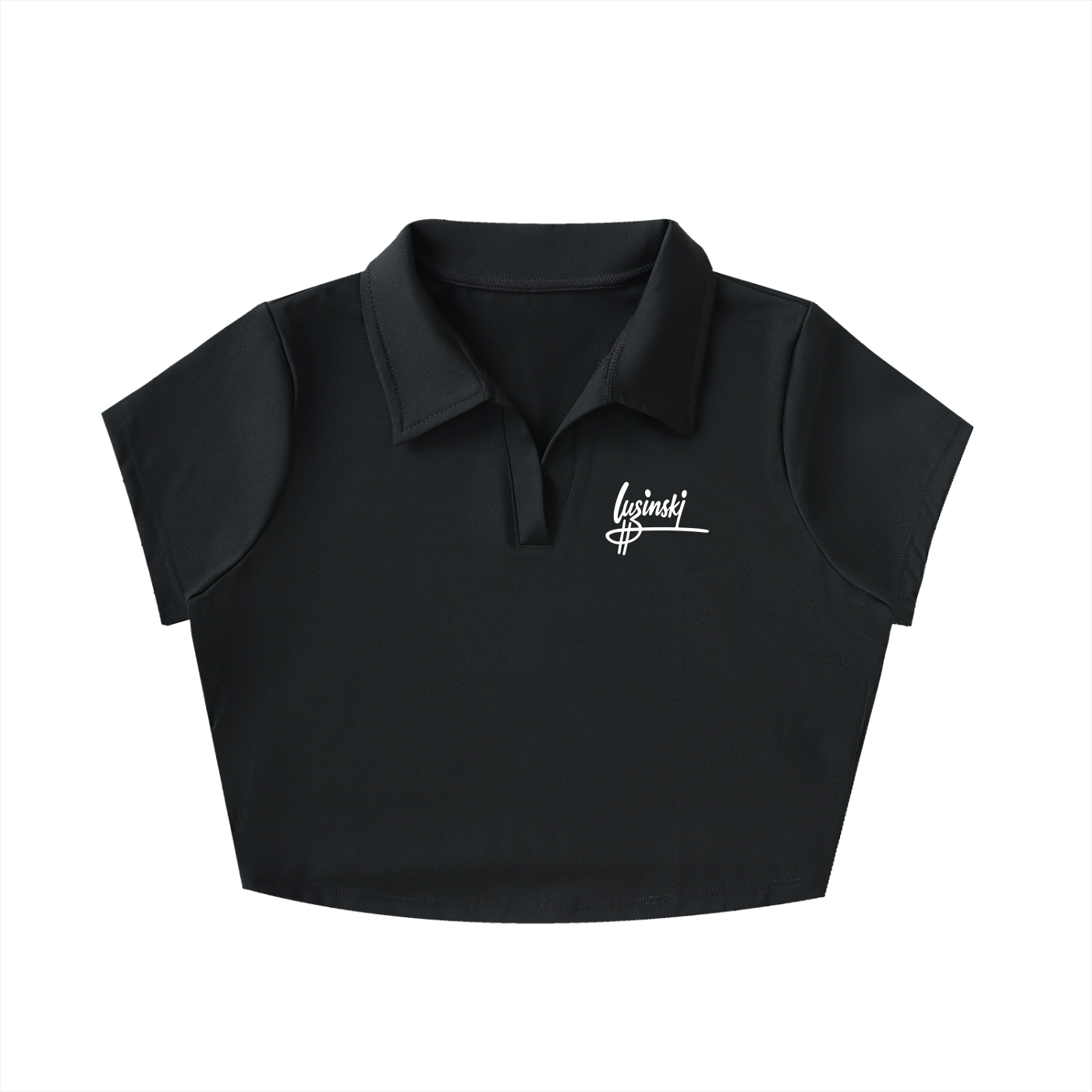Luzinski Signature Collard Crop Top
