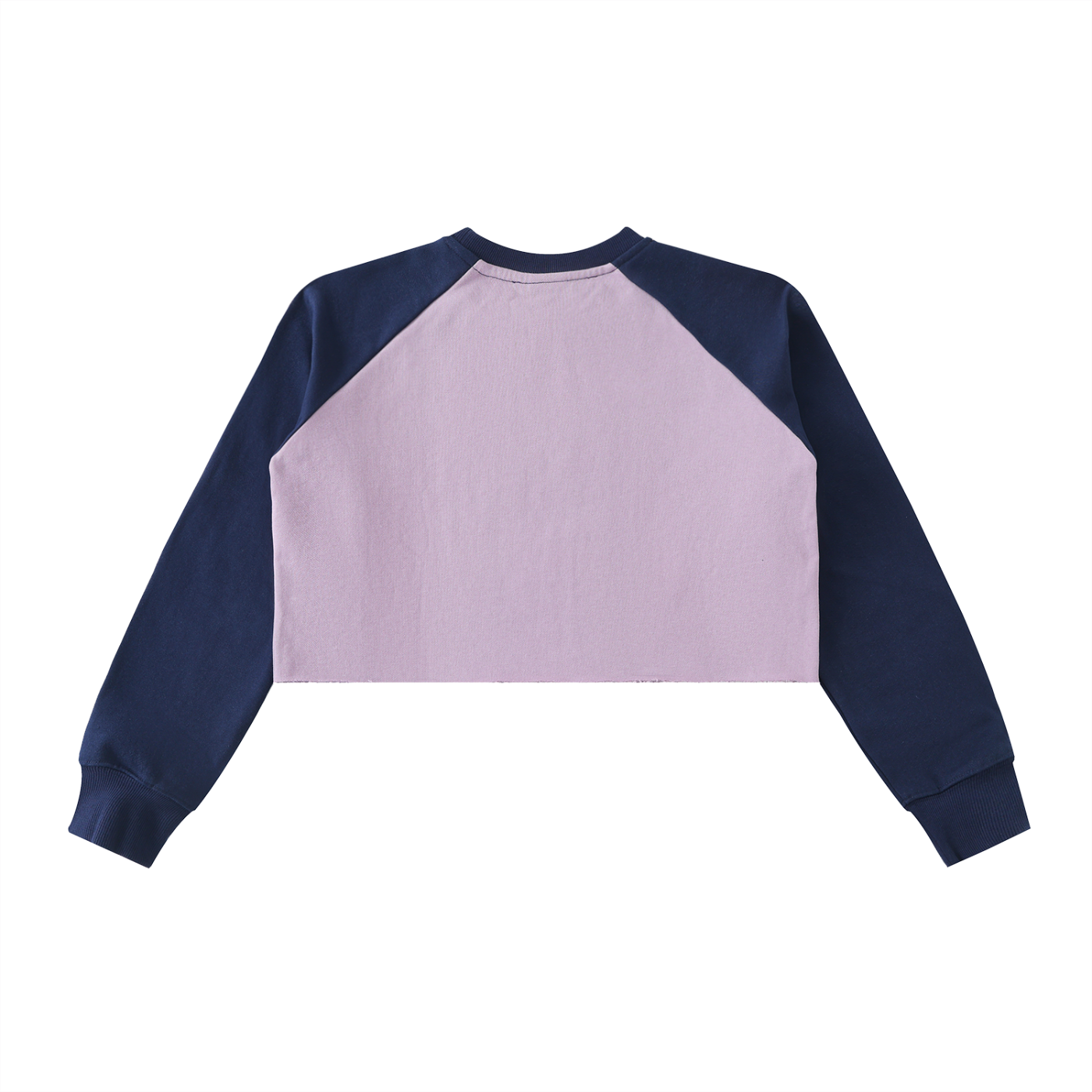 Luzinski Signature Raw-Hem Crop Sweatshirt