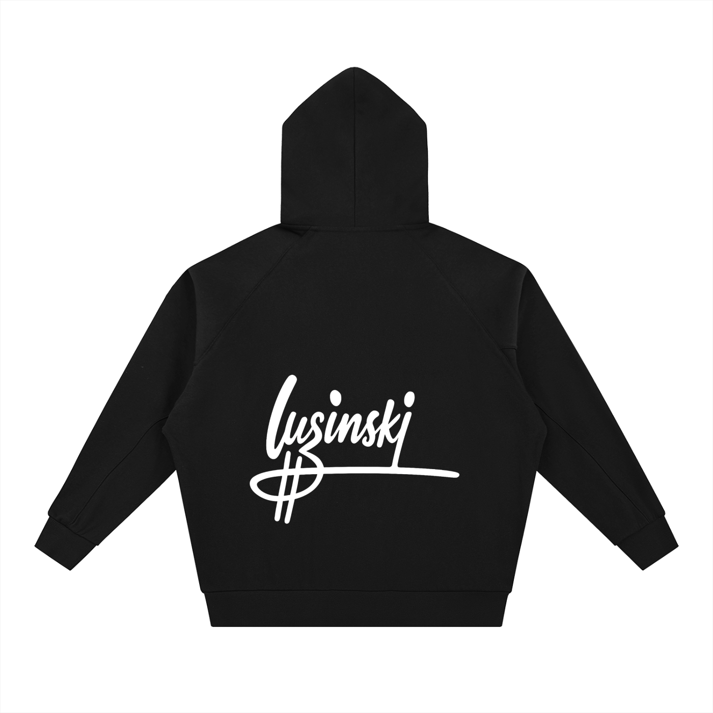 Dolman Sleeve Zip-Through Fleece Hoodie