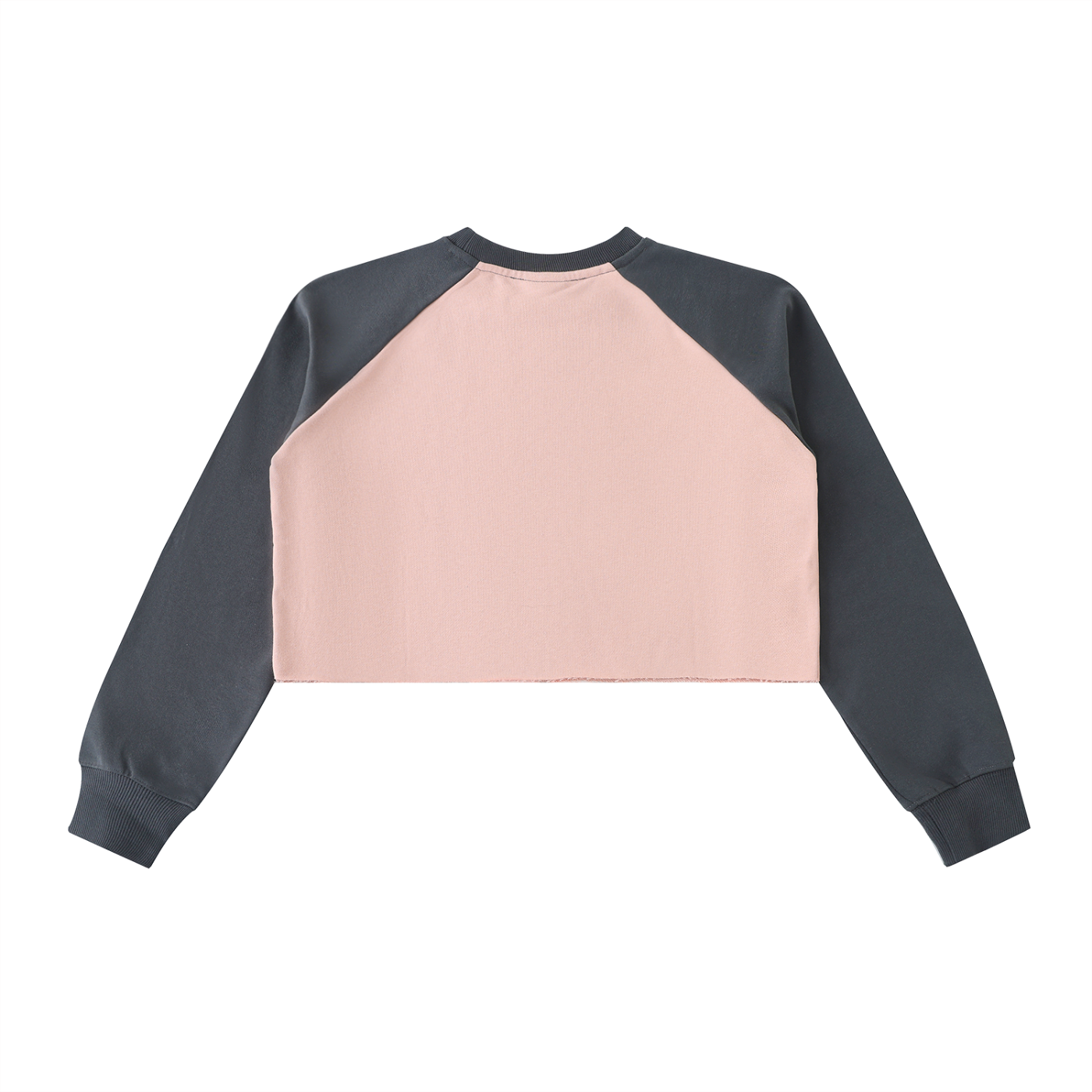 Luzinski Signature Raw-Hem Crop Sweatshirt