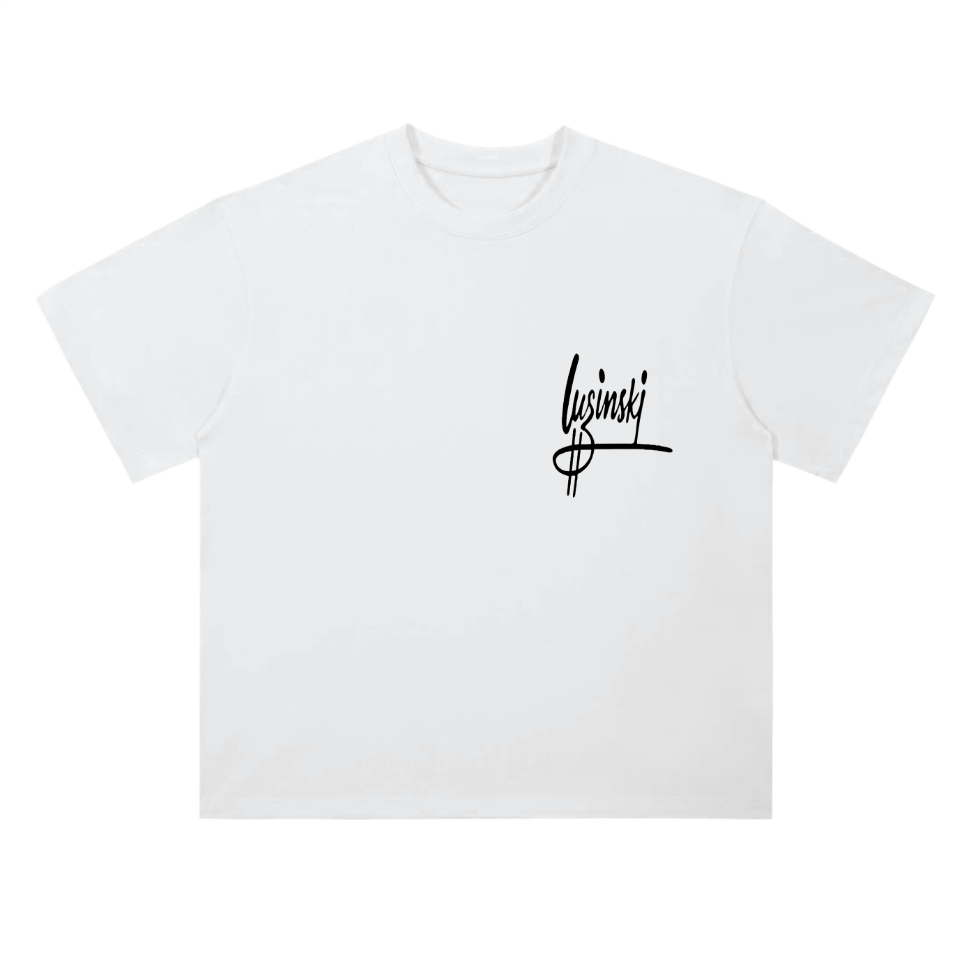 luzinski heavyweight Drop Shoulder Cotton T-Shirt