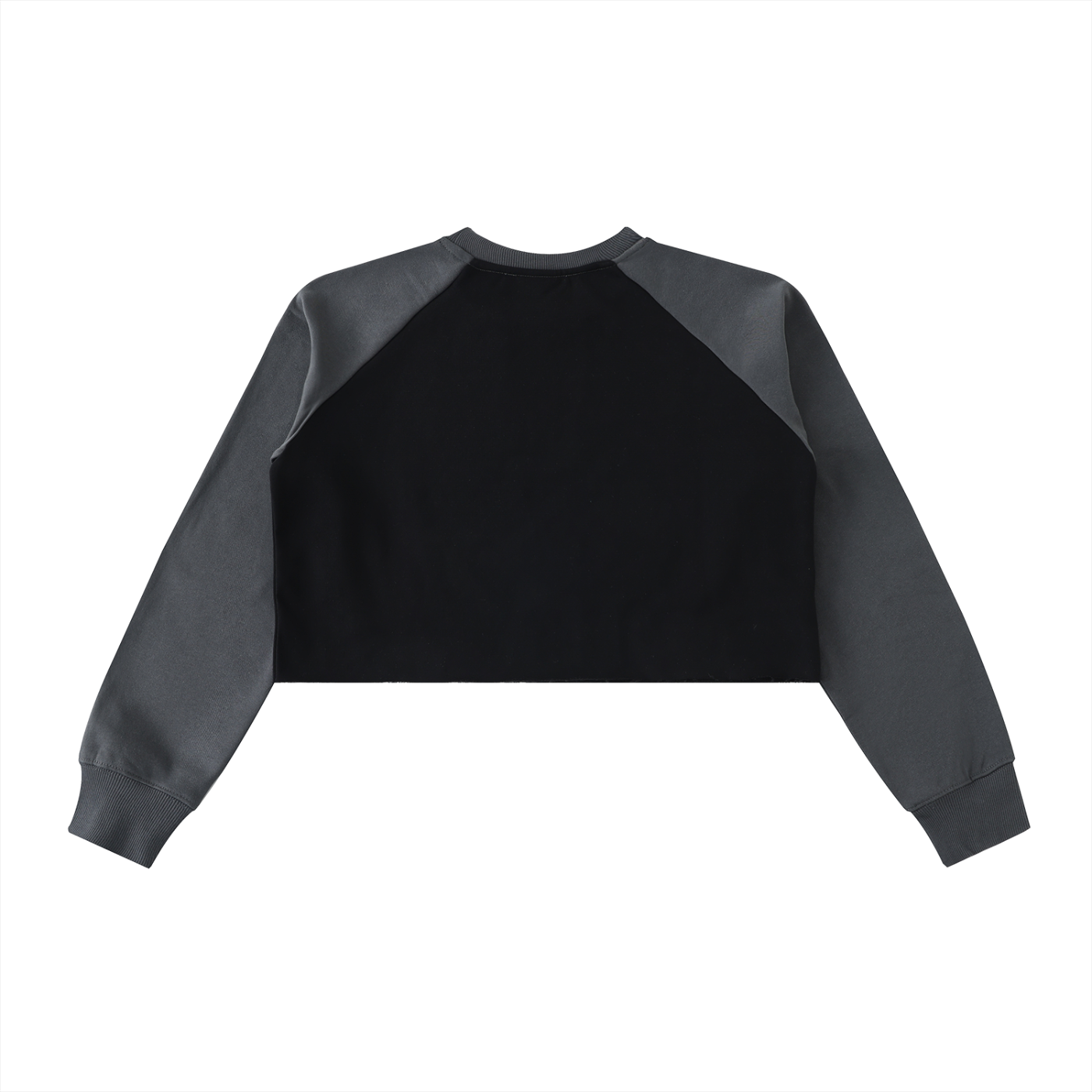 Luzinski Signature Raw-Hem Crop Sweatshirt