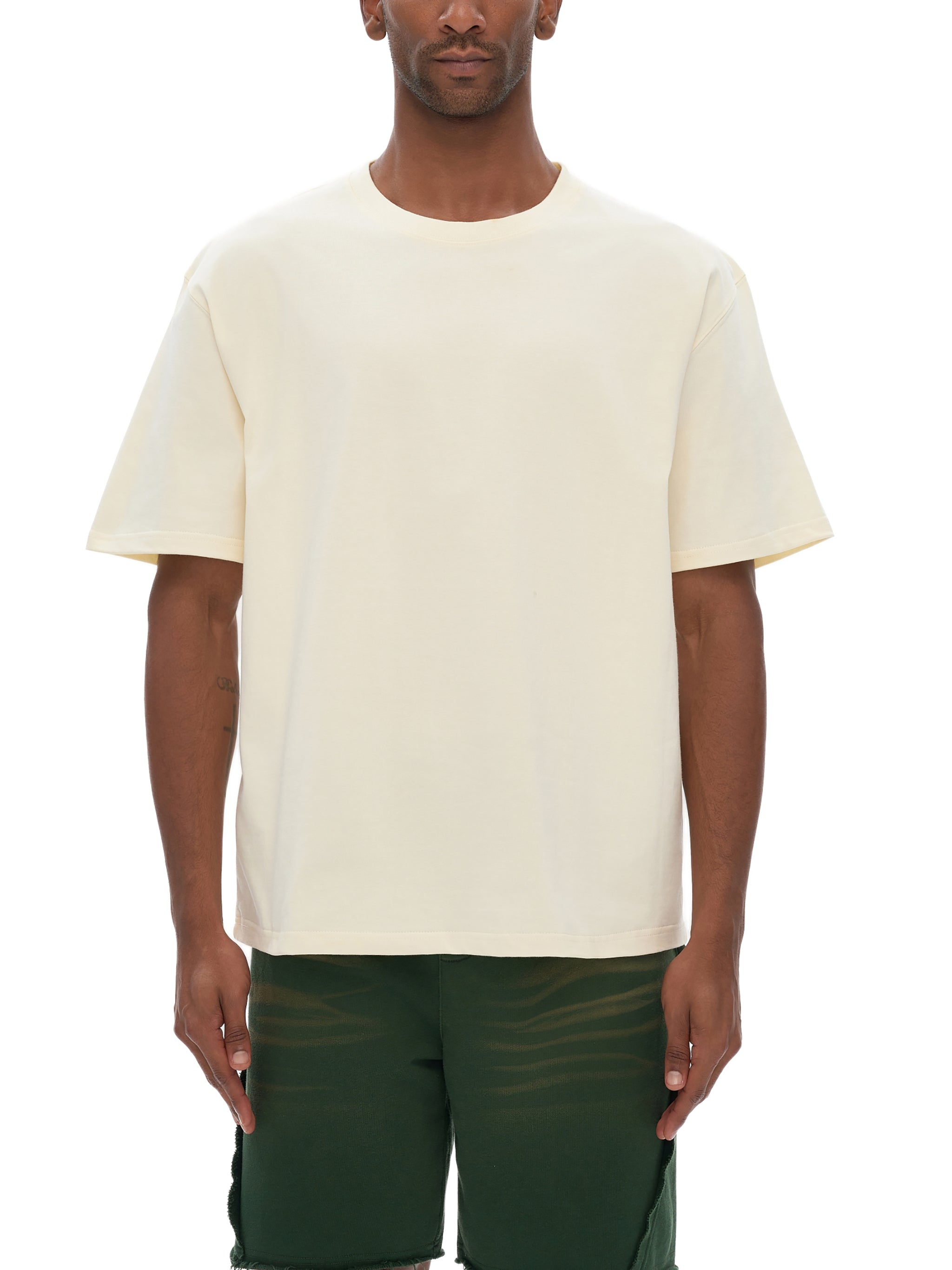 luzinski heavyweight Drop Shoulder Cotton T-Shirt