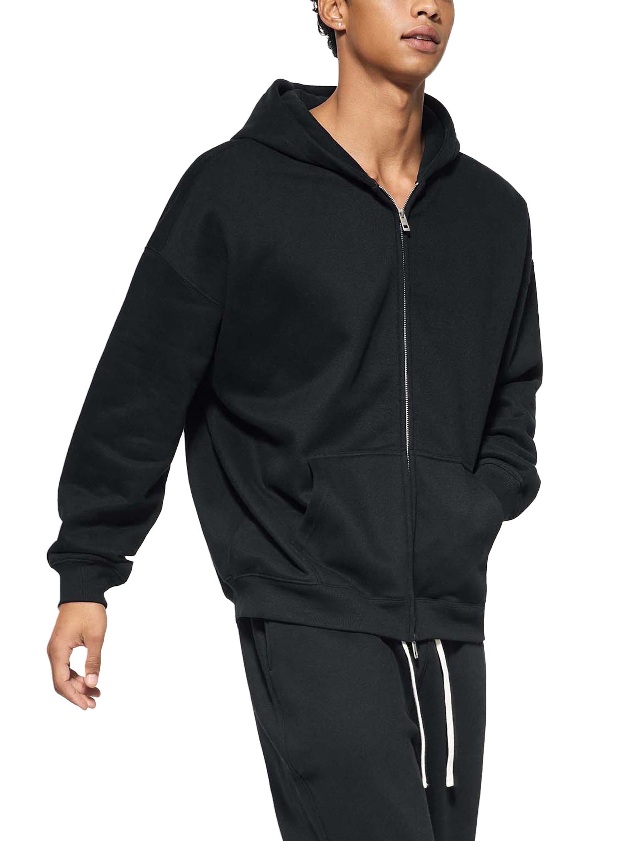 luzinski essential Fleece Zip-Through Hoodie